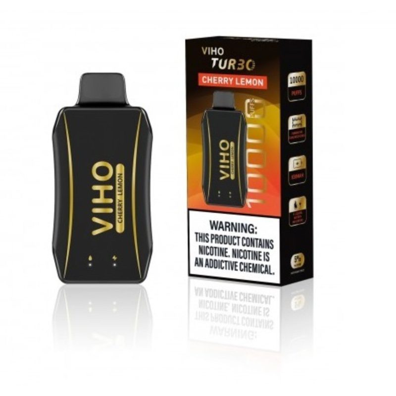 rc upload 1699386340151 8 VIHO TURBO 10000 Puff Disposable Cherry Lemon 43164