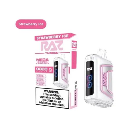 raz tn9000 9000 puffs disposable strawberry ice 1 jpg